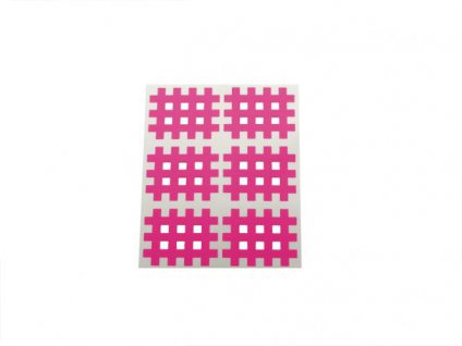 Gitter Akupunkturpflaster Form: Gitter 60 St. Pink 28x36mm
